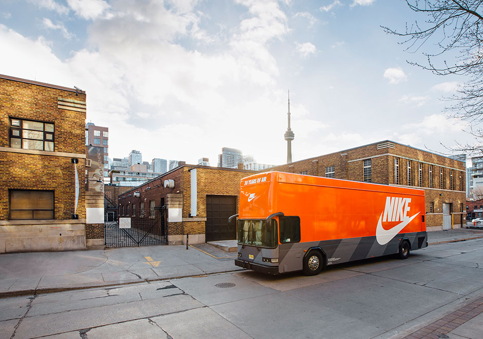 Nike's Giant Air Max Bus Is Roaming Around Toronto