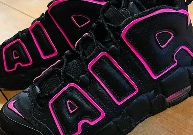 Nike Air More Uptempo Black Pink Release Date 1