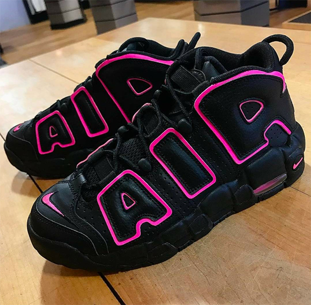 Nike Air More Uptempo Black Pink Release Date 2