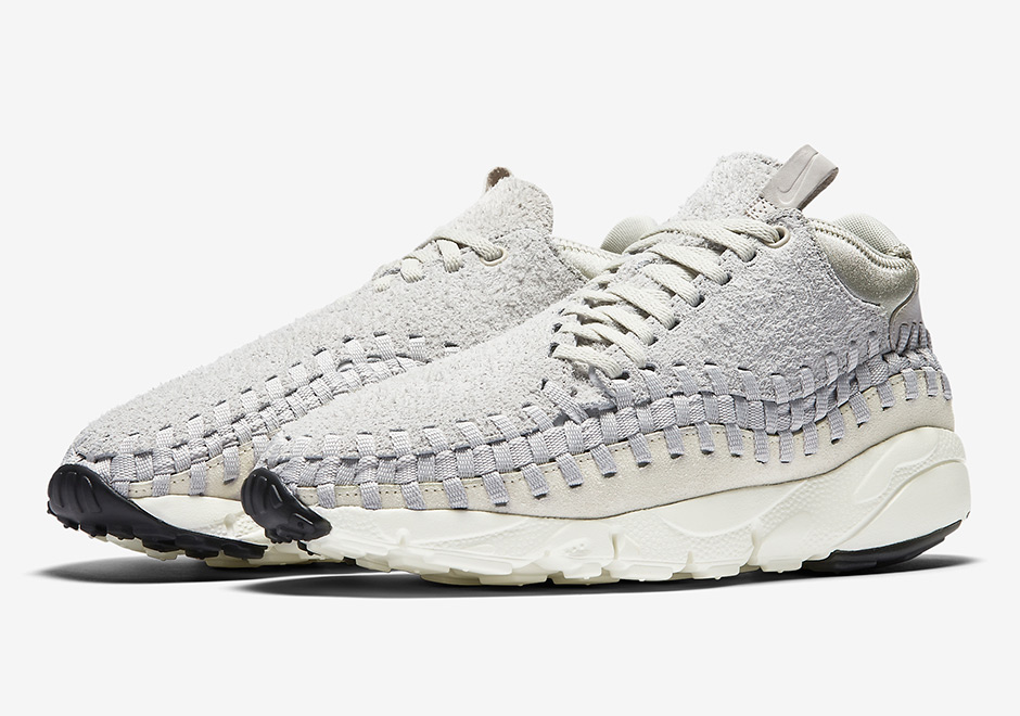 Nike Footscape Woven Chukka Light Bone Suede 3
