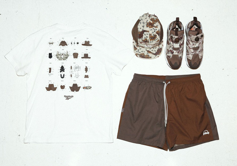 Beams Reebok Instapump Fury Desert Camo 6