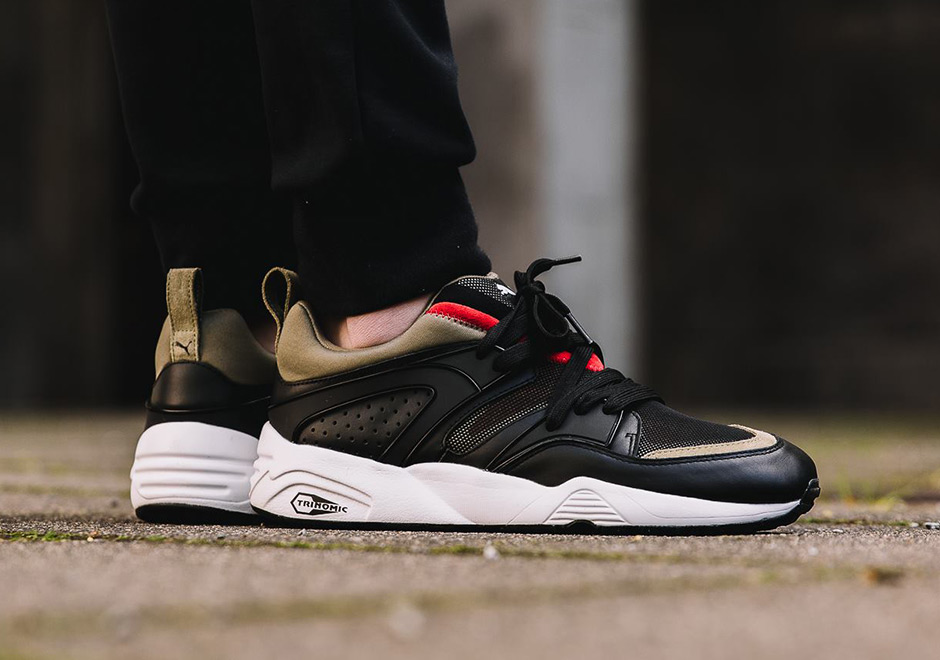 Puma Blaze Of Glory Olive Black Red 2