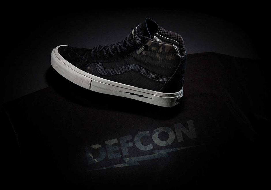 Defcon Vans Sk8 Hi Nb Pro 2017 Tan Black Olive Camo 3