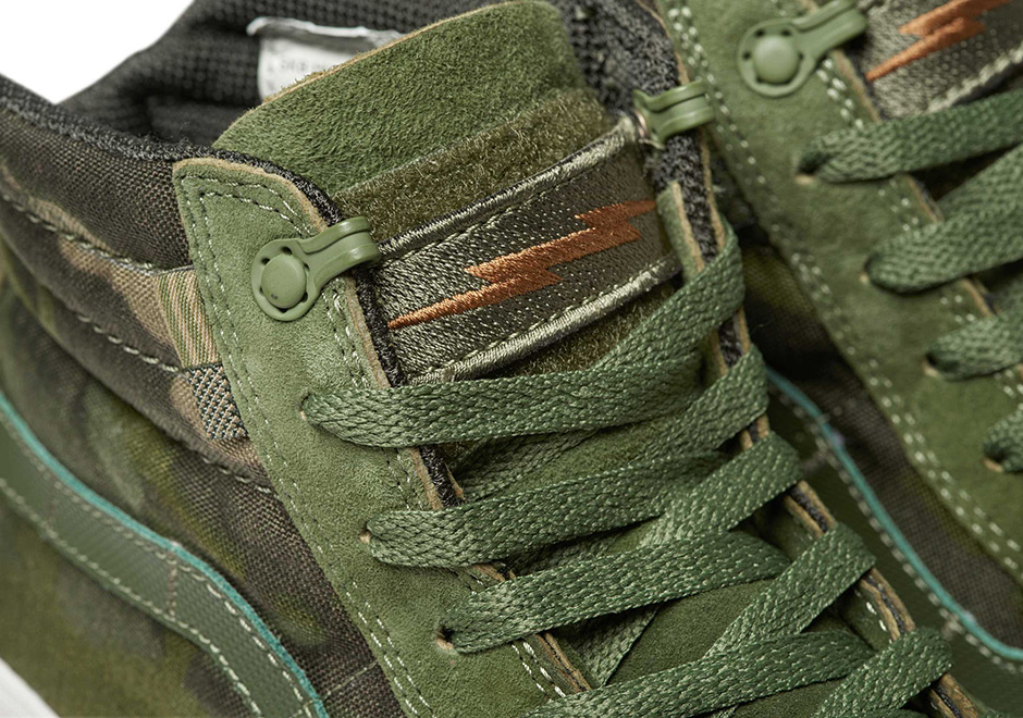 Defcon Vans Sk8 Hi Nb Pro 2017 Tan Black Olive Camo 7