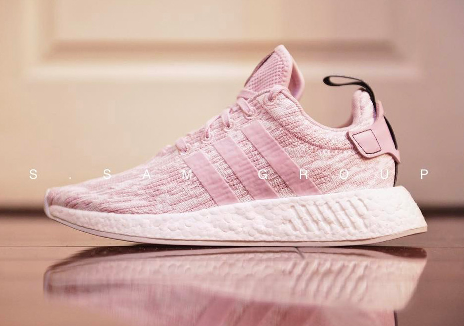 Adidas Nmd R2 Pink White 0