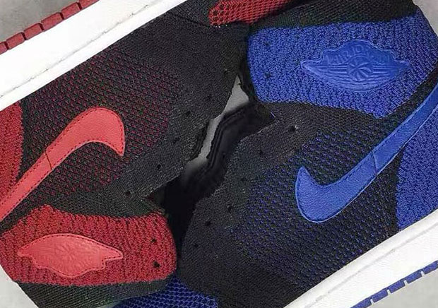 The Air Jordan 1 Flyknit Releasing In "Bred" And "Royal"