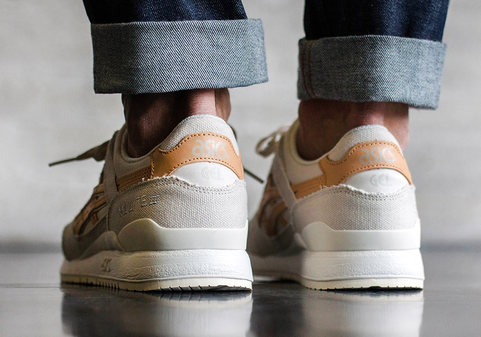 Asics Gel Lyte Iii Canvas Collection Tan Leather 04