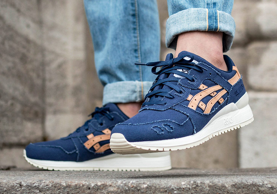 Asics Gel Lyte Iii Canvas Collection Tan Leather 06