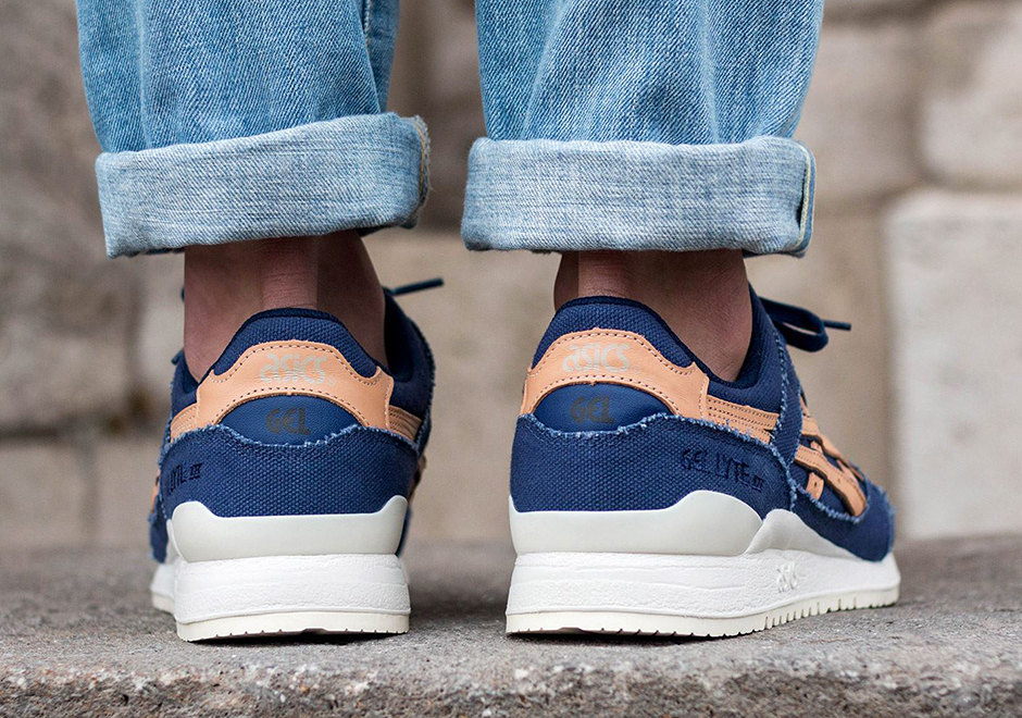 Asics Gel Lyte Iii Canvas Collection Tan Leather 08