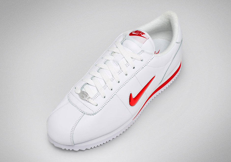 Nike Cortez Jewel White University Red 1