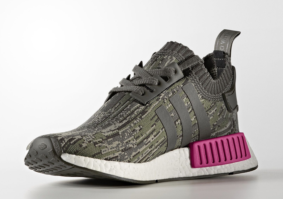 Adidas Nmd R1 Primeknit Utility Grey Camo 04
