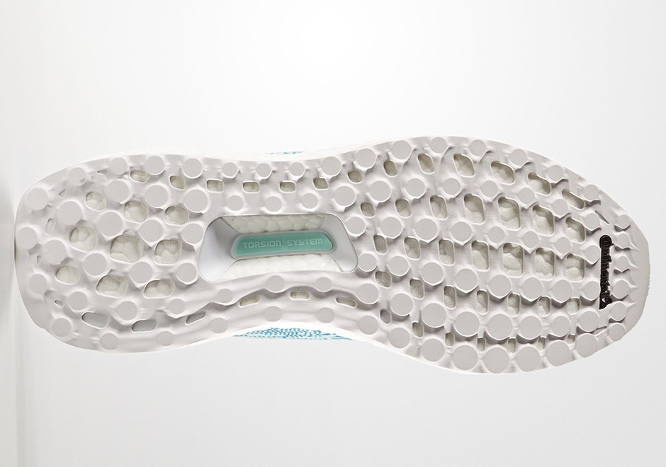 Adidas Ultra Boost Uncaged Energy Aqua Mystery Petrol White Clear Heel 5