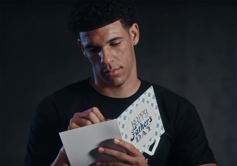 Lonzo Ball Foot Locker Fathers Day Card