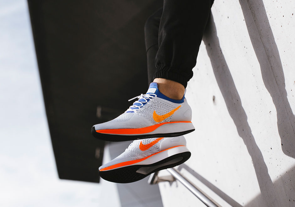 Nike Mariah Flyknit Racer White Crimson 2