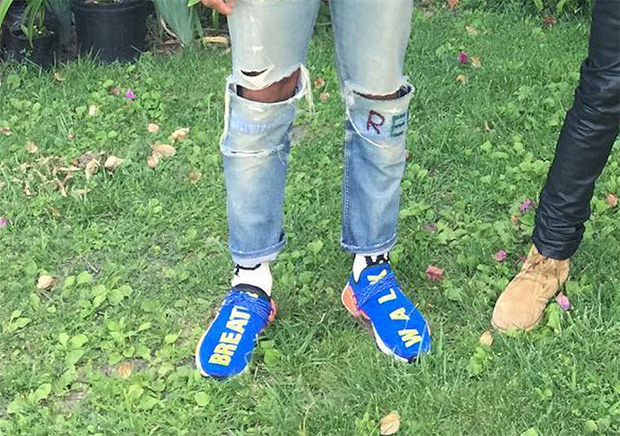 Pharrell Adidas Nmd Human Race Breathe Walk Sample