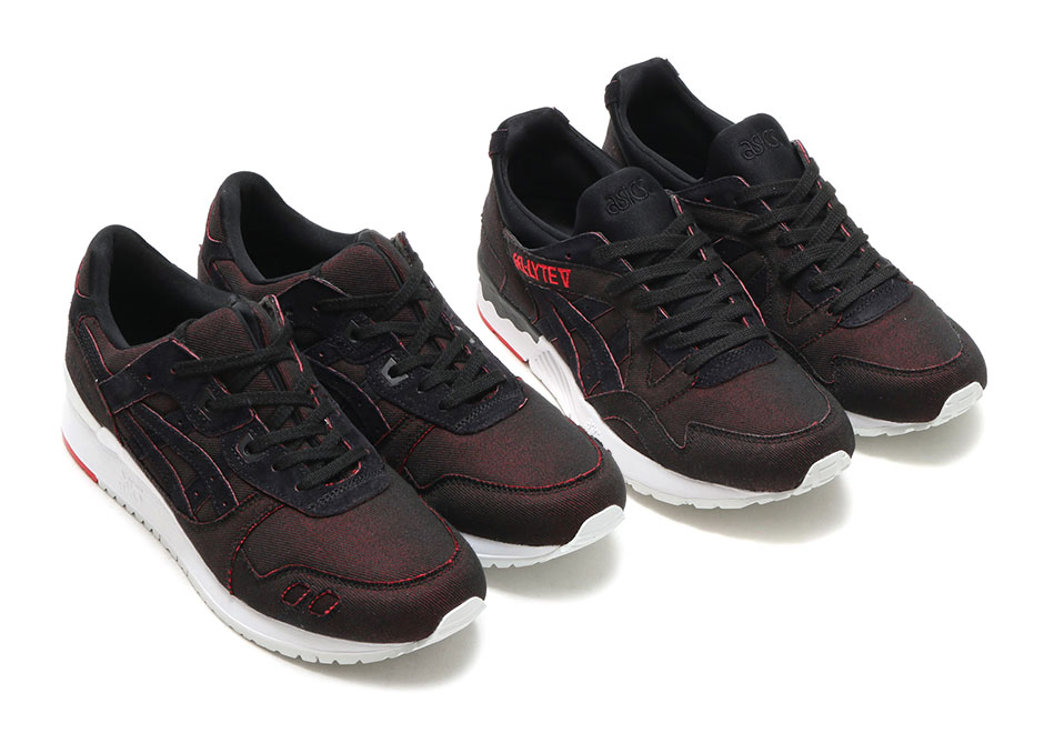 Asics Gel Japanese Denim Black Red