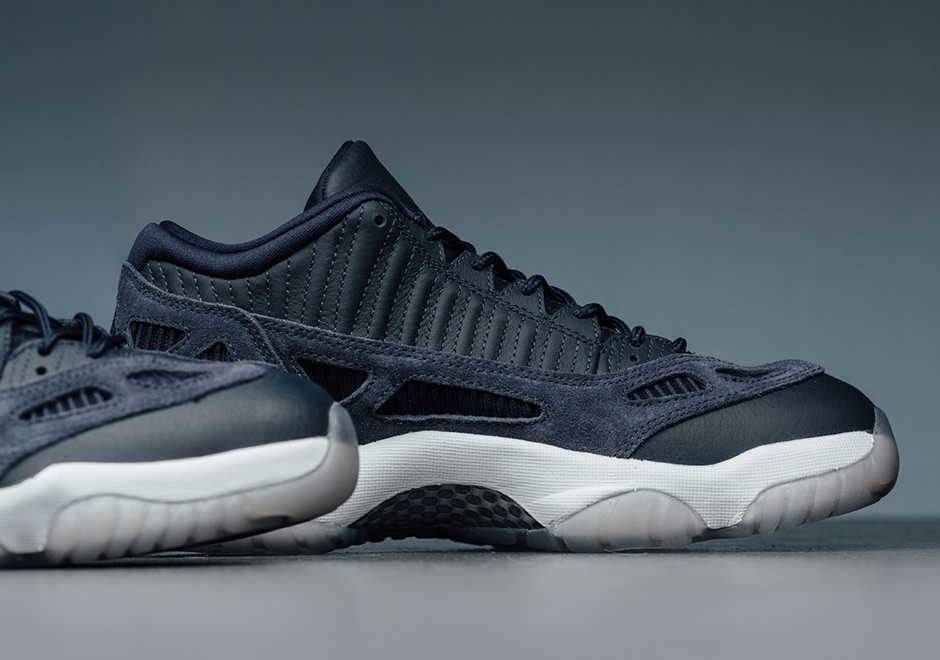 Jordan 11 Ie Low Obsidian White 1