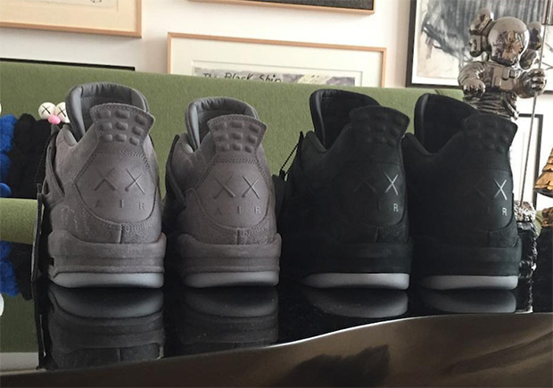 Kaws Jordan 4 Black Leak