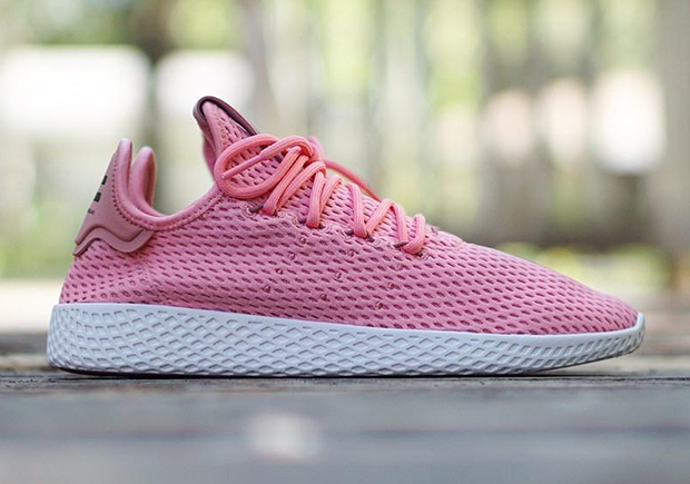 Pharrell Adidas Tennis Hu Raw Pink 01
