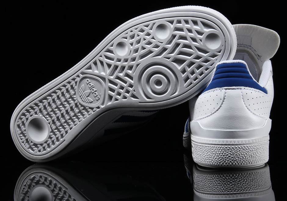 Adidas Busenitz Pro White Collegiate Royal Perforated Leather 5