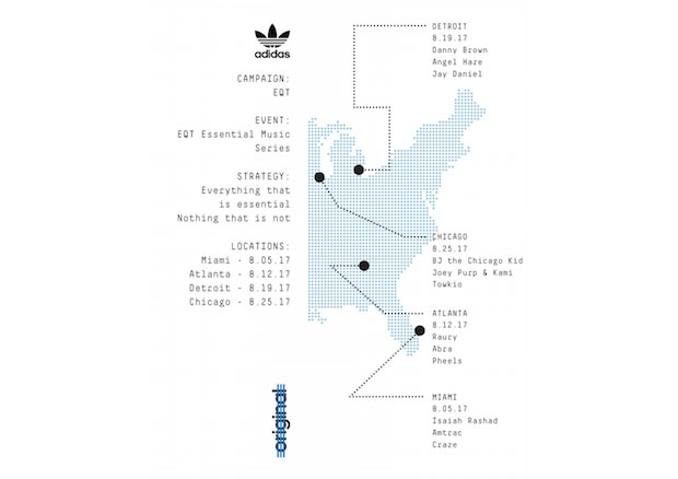 adidas Originals To Host Free EQT "Essentialism" Concert Series Throughout August