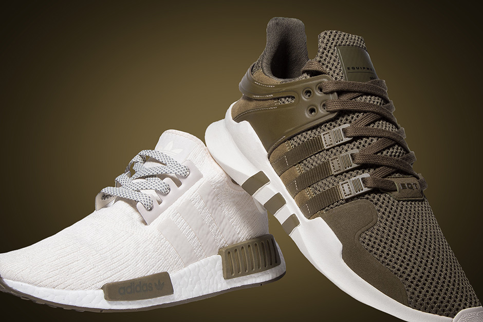 adidas NMD "Chalk And Olive" Releasing Exclusively At Champs