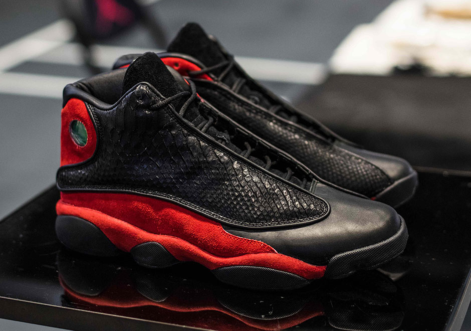Air Jordan 13 Bred Snakeskin With The Shoe Surgeon 01