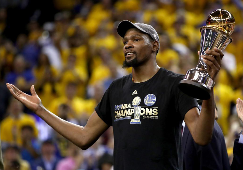 Kevin Durant's Nike KD 10 "Opening Night" Colorway Will Feature NBA and Warriors Logos