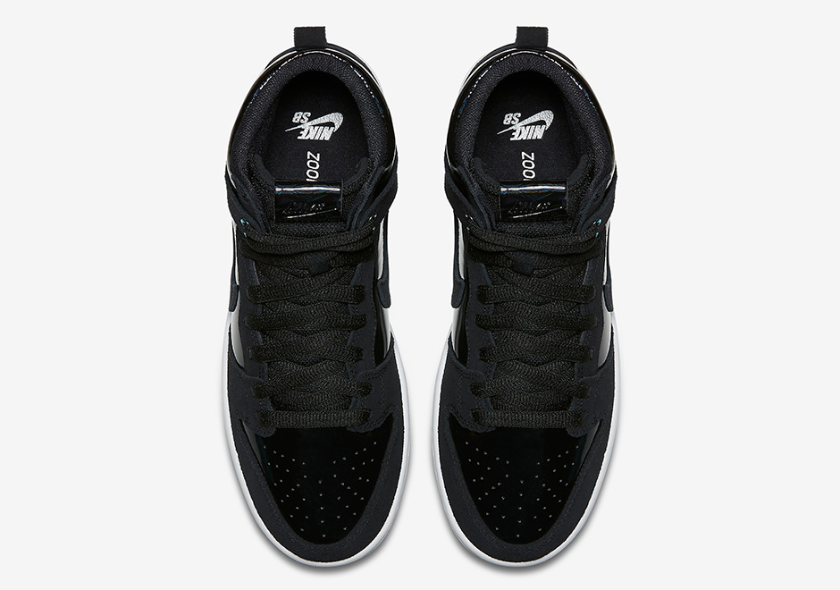 Nike Sb Dunk High Elite Black Iridescent 854851 001 04