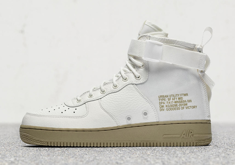 Nike Sf Af1 Mid Ivory Cargo Khaki Release Date Info 1