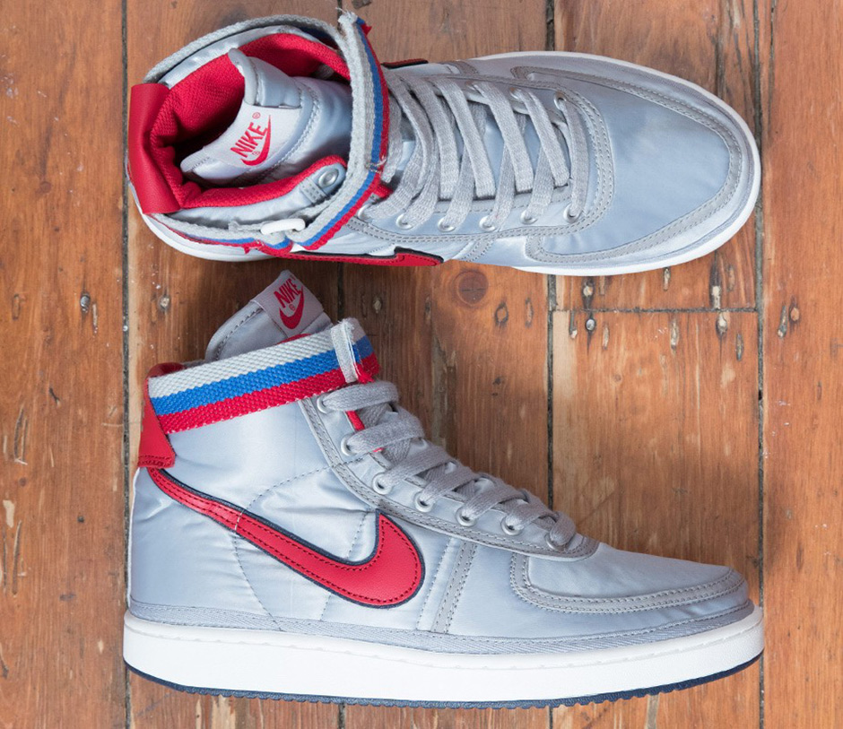 Nikelab Vandal High Og Metallic Silver University Red 04