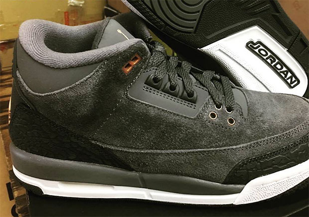 A Kids Exclusive Air Jordan 3 "Anthracite Suede" Is Coming Soon
