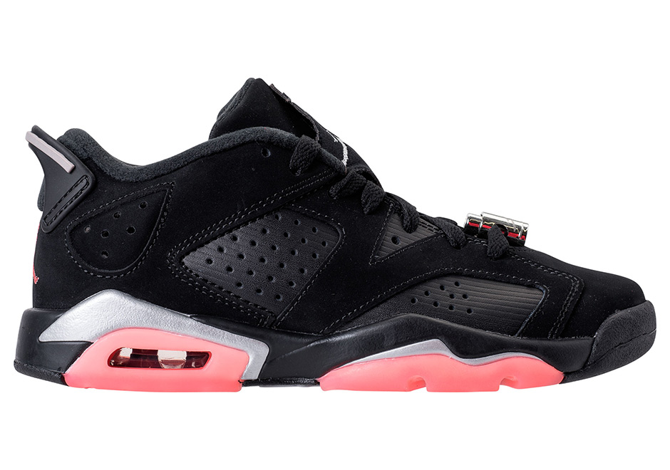 Jordna 6 Low Gs Black Pink 4