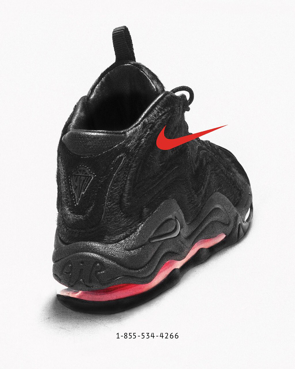 Kith Nike Air Pippen Black Pony Hair Phone Number Ad 1