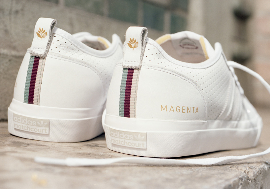 Magenta Skateboards Adidas Matchcourt Collaboration 01