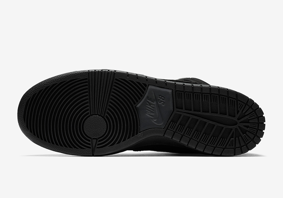 Nike Sb Dunk High Triple Black 923110 001 06