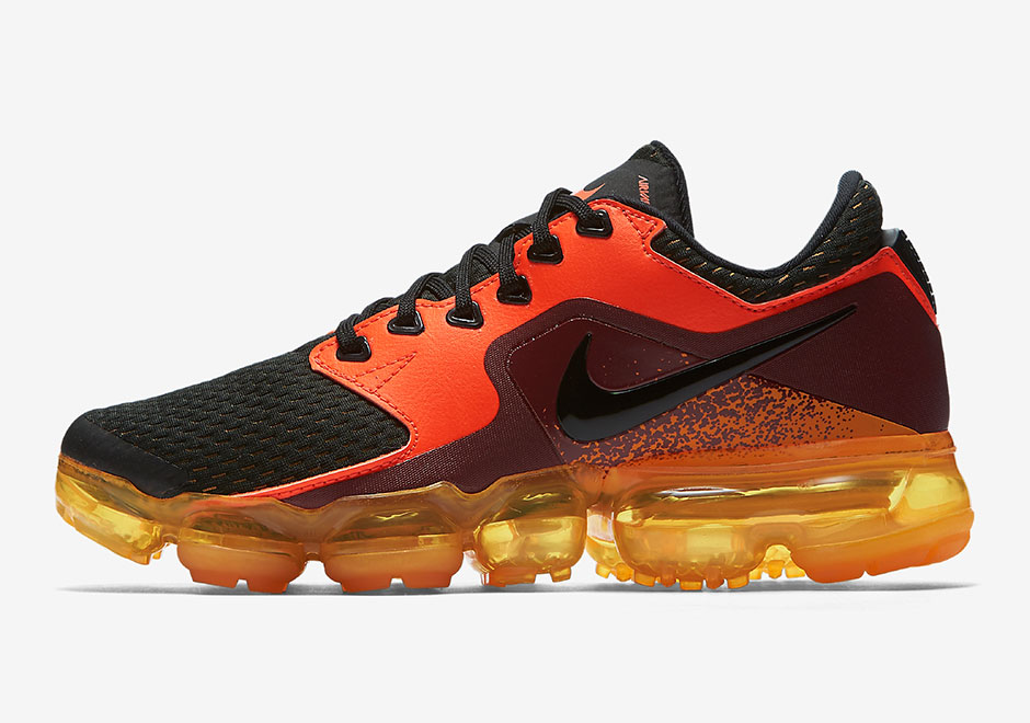 Nike Vapormax Cs Gs Black Red Orange 6