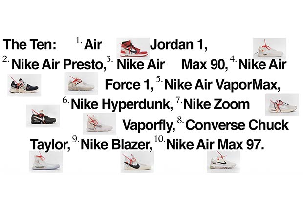 "The Ten" By Virgil Abloh Proves That Nike Is Doing What No Other Brand Can