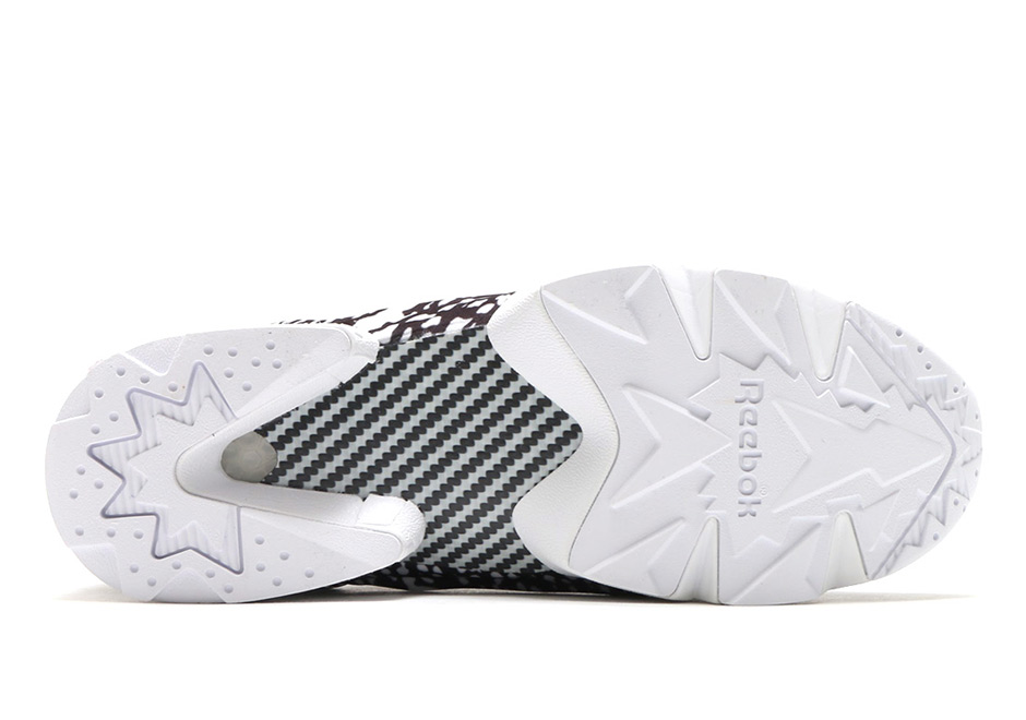 Reebok Instapump Fury Black White Primal Red Print 07