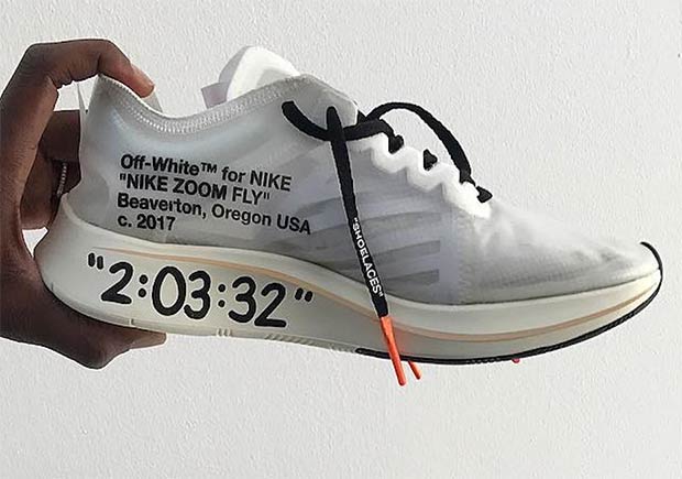 Virgil Abloh Customizes Nike Zoom Fly In Honor Of Eliud Kipchoge's Berlin Marathon Finish