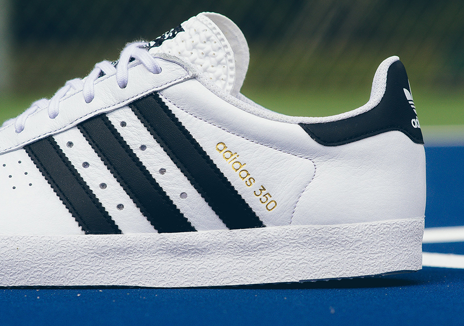 Adidas 350 White Black 3