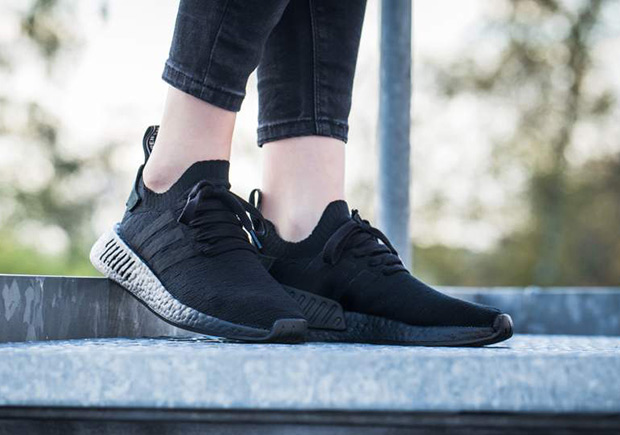 An On-Foot Look At The adidas NMD R2 "Triple Black"