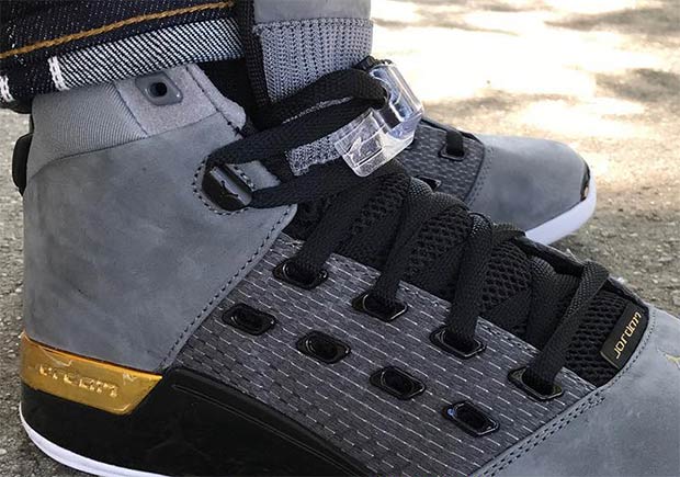 Jordan 17 Grey Gold Sample