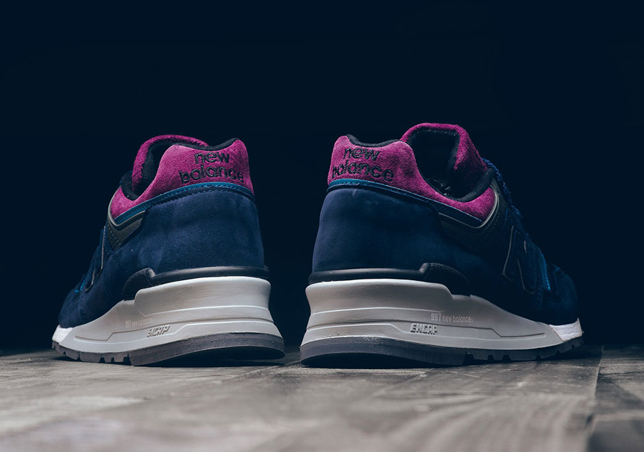 New Balance 997 Made In Usa Navy Maroon 3