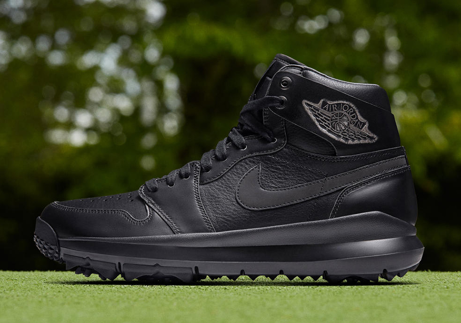 Air Jordan 1 Golf Black Leather 1
