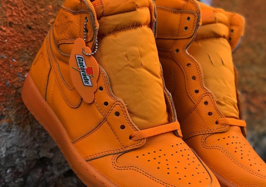 Air Jordan 1 “Gatorade” Appears In Orange Peel Colorway