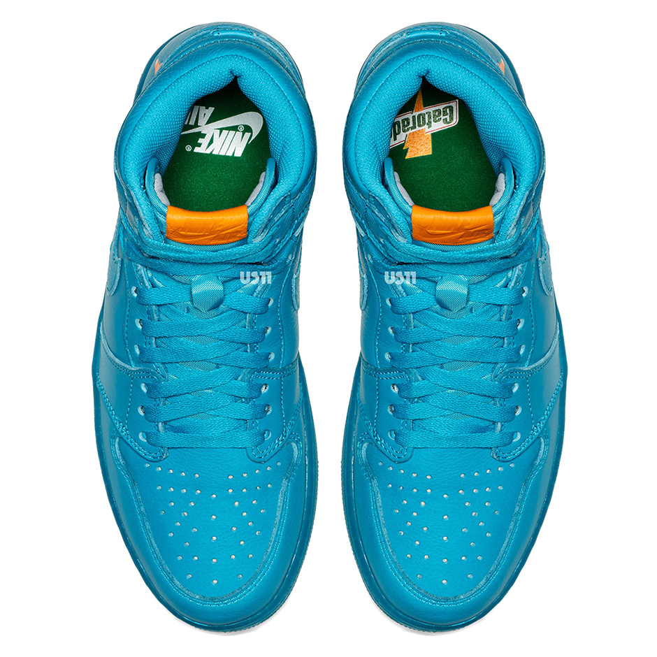 Blue Lagoon Jordan 1 Gatorade Release