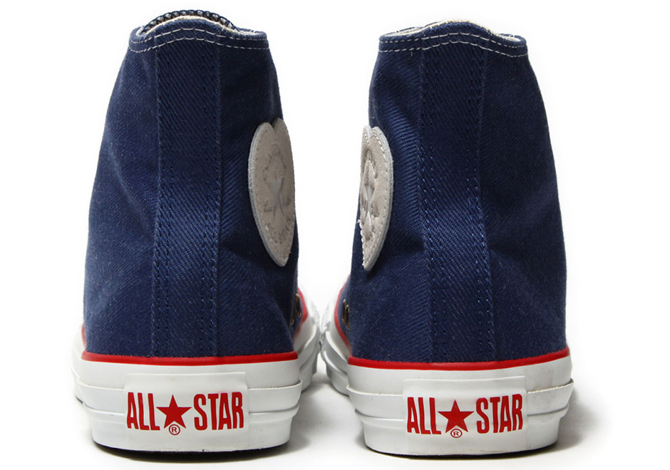 Converse Chuck Taylor All Star Denim Heart Logo Blue 5