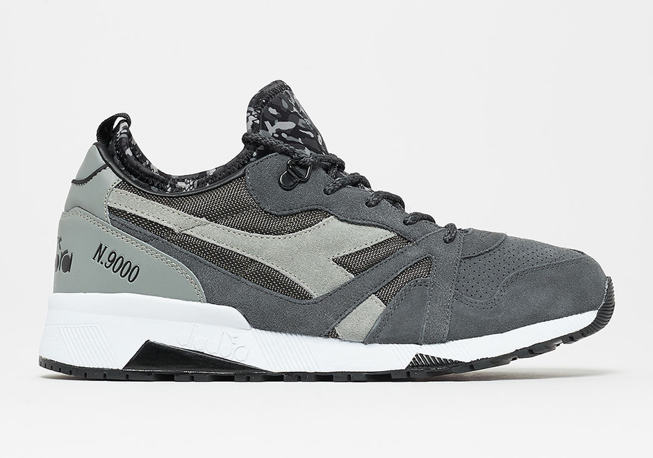 Diadora N9000 Camo Socks Grey 2