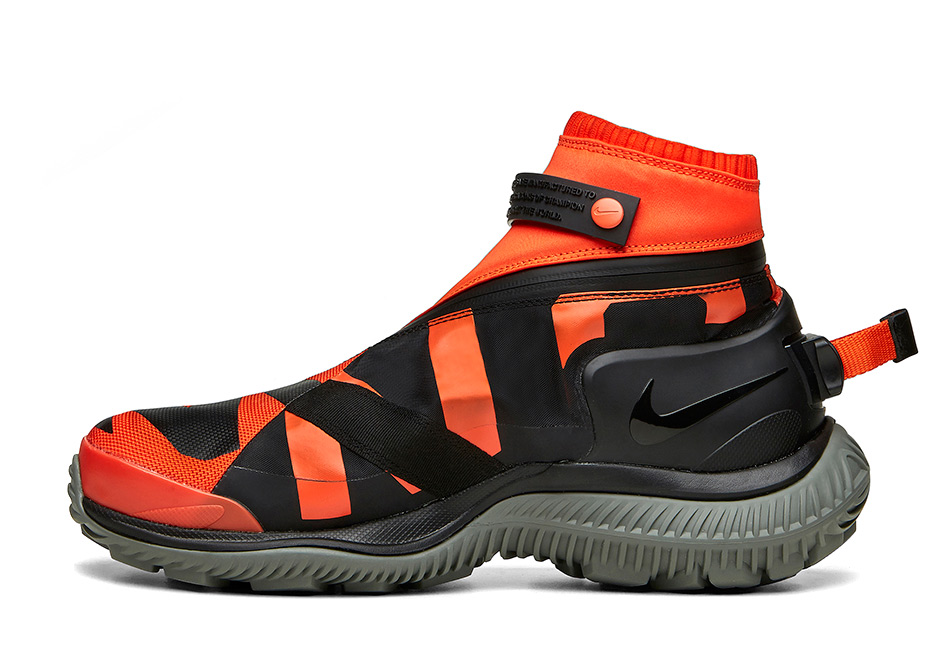 Nikelab Gyakusou Mens Gaiter Boot Orange 1